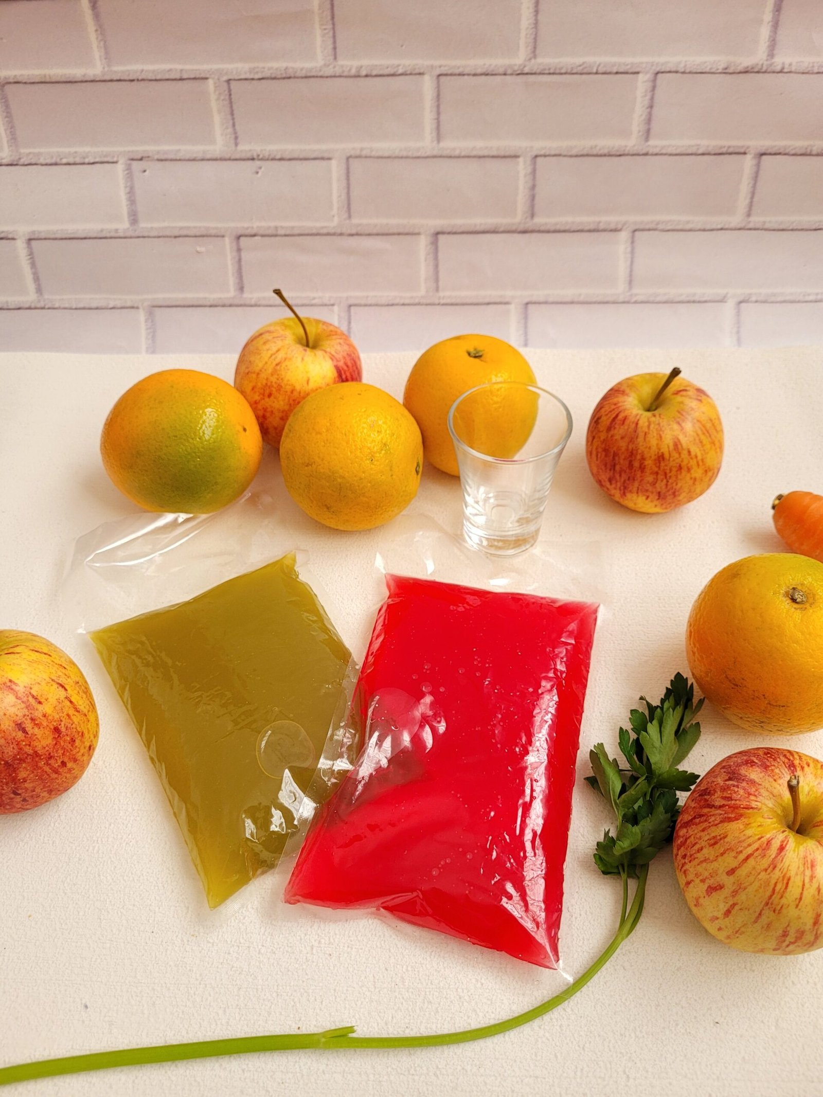 Kit de sucos para complementar a dieta no pós-operatório bariátrico